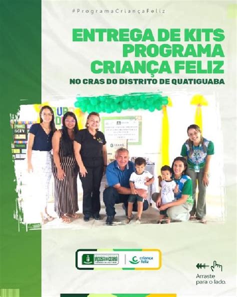 Entrega de kits do Programa Criança Feliz