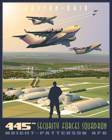 Wright Patterson Afb 445th Security Forces Squadron Squadron Posters