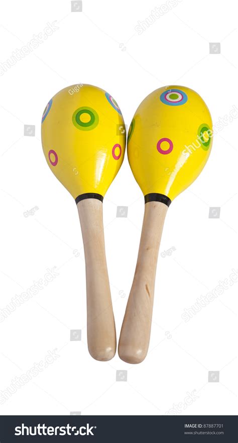 Two Samba Instruments Isolated On White Stock Photo 87887701 : Shutterstock