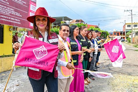 Inicia Rosy Urbina pavimentación de calles Diario de Chiapas