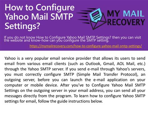 Ppt How To Configure Yahoo Mail Smtp Settings Powerpoint Presentation