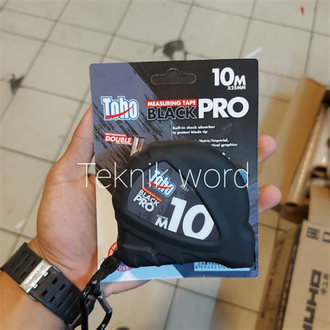 Jual Meteran Toho Meter Black Pro Premium Alat Ukur Plat M Toho