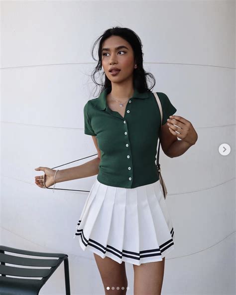 Sporty Chic Cute Tennis Outfits — Anna Elizabeth In 2020 Fashion