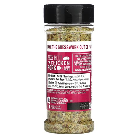 Mccormick All Purpose Seasoning Himalayan Pink Salt With Black Pepper