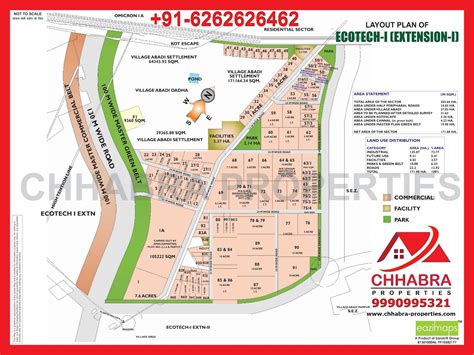 Chhabra Properties Alpha Greater Noida Map Layout Plan