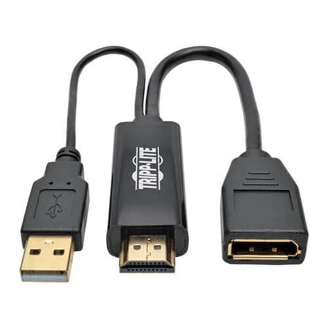 Monitorav Cables And Adapters 4k Display Port To Hdmi Male Female