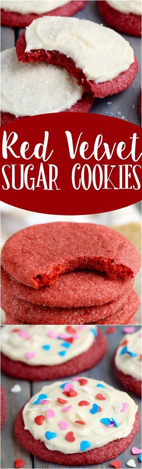 These Red Velvet Sugar Cookies Are All The Delicious Flavor Of Red