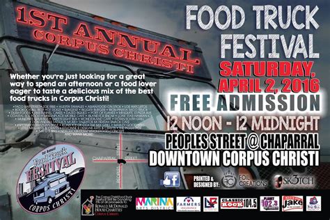 1st Annual Corpus Christi “food Truck Festival” Planet 102 3