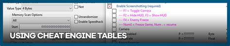 Using Cheat Engine Tables Framed Screenshot Community