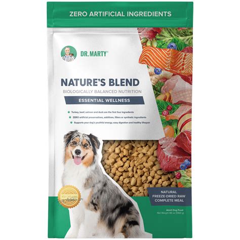 Dr Marty Natures Blend Freeze Dried Raw Dog Food Essential Wellness