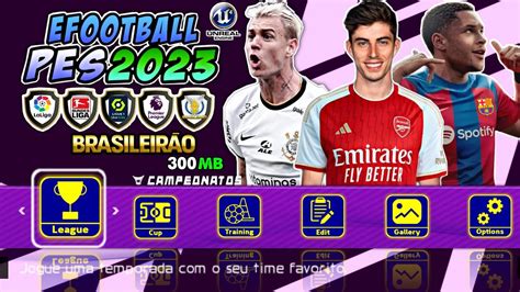 Efootball Pes Ppsspp Leve C Brasileir O Europeu Narra O