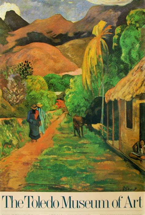 Street In Tahiti By Paul Gauguin Classic Prints