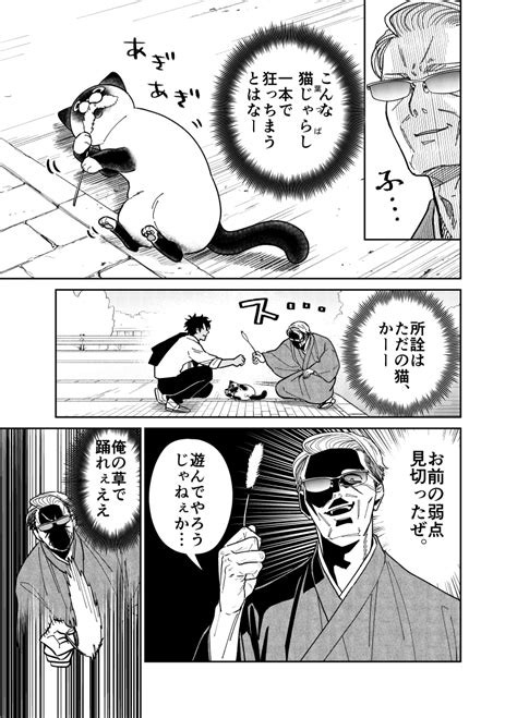 野良猫をじゃらしたい元極道の話。