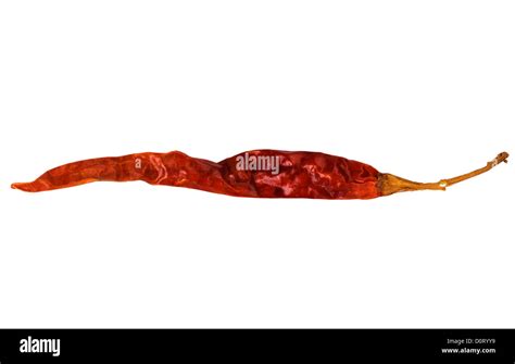 Close Up Of A Dried Red Chili Pepper Stock Photo Alamy