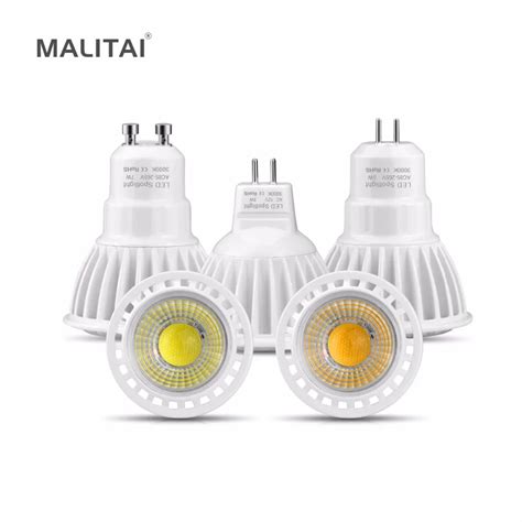 10Pcs LED Spotlight MR16 LED 12V GU5 3 GU10 LED Bulb Dimmable 220V 110V