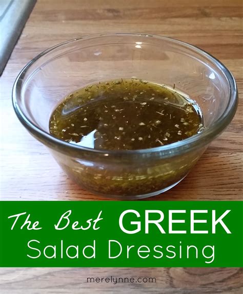 My Favorite Greek Salad Dressing Recipe Meredith Rines