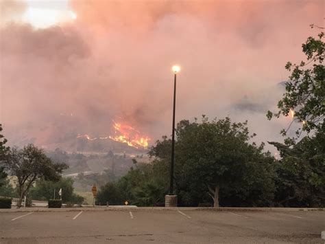 Wildfire Spreads In Southern California Mandatory Evacuations In Effect