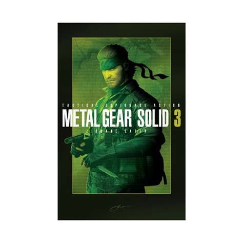 Metal Gear Solid Naked Snake Poster Metal Gear Solid T Shirt