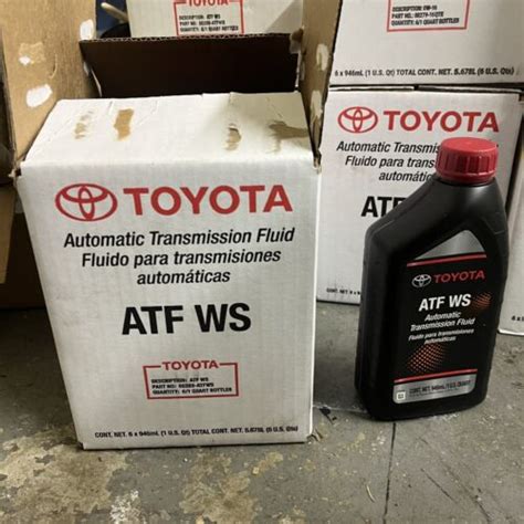 Genuine OEM Case Of 6 Qts Automatic Transmission Fluid ATF WS For