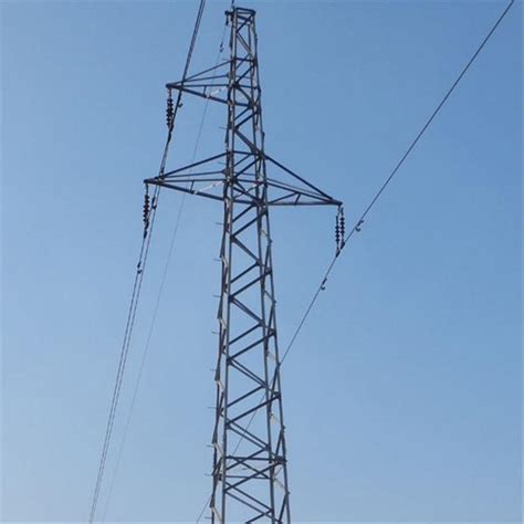 Kv Galvanized Electric Power Transmission Line Steel Lattice Tower