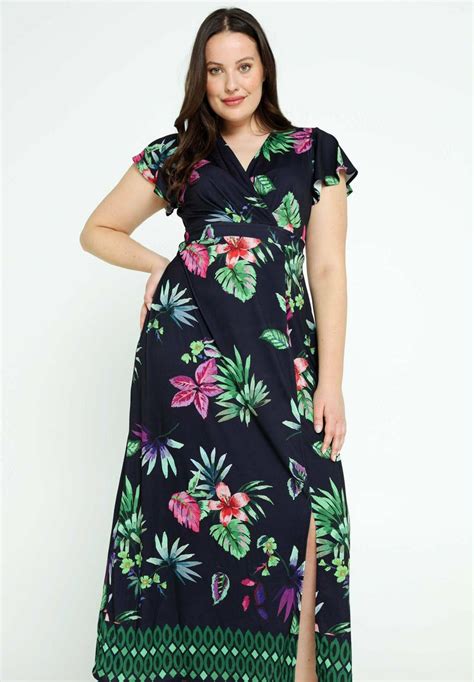 Cassis Floral Maxi Dress Green Zalandode