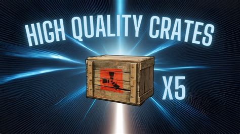 Opening High Quality Crates In Rust Rust Loot Youtube