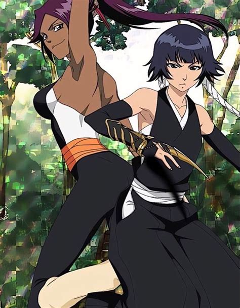 Soi Fon And Yoruichi Bleach Anime Bleach Manga Bleach Anime Art