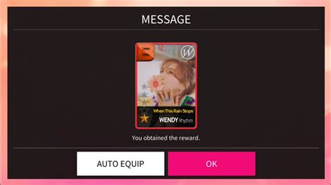 SUPERSTAR SMTOWN COUPON CODE WENDY When This Rain Stops Normal