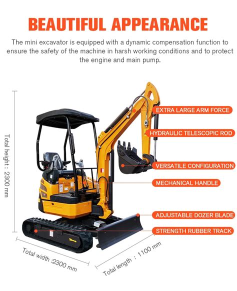 Mini Pelle Agricultural Hook Crawler Small Hydraulic Crawler Excavator