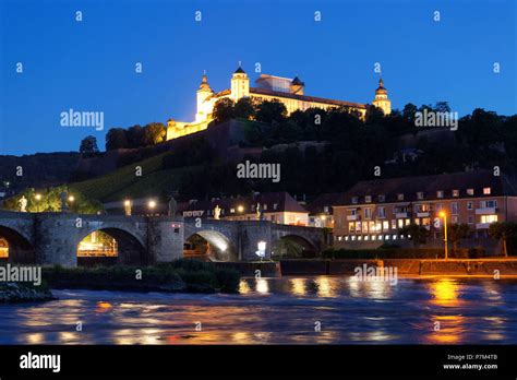 Germany Bavaria Upper Franconia Region W Rzburg Old Main Bridge