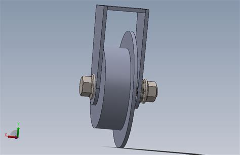 圆盘轮solidworks 2022模型图纸下载 懒石网