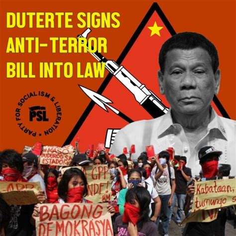 Philippine President Duterte Signs ‘anti Terrorism Bill Into Law Liberation News