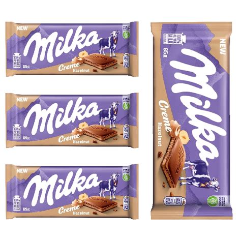 MILKA Czekolada Creme Hazelnut Orzechowa 4x85g 15215657180 Allegro Pl