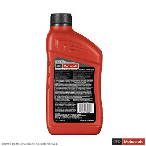 Auto Trans Fluid Mercon Ulv Quart Motorcraft Xt Qulv For Ford And