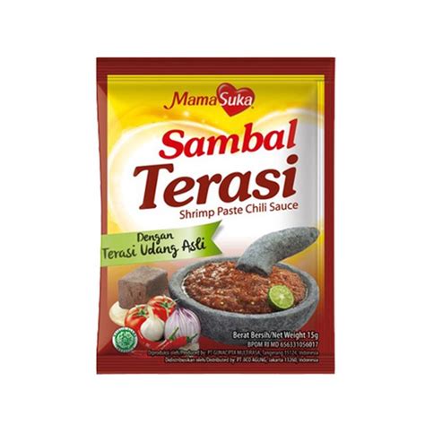 Mama Suka Sambal Terasi Gram Pak Sachet Indonesia