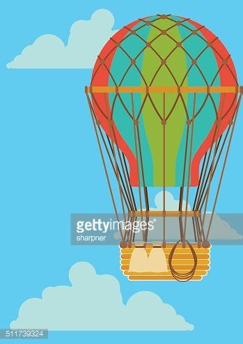 Colored Air Balloons Stickers Set Stock Clipart Royalty Free Freeimages