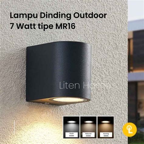 Promo Lampu Dinding Outdoor Led Watt Wall Light Led W Taman Oval