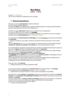 Resumer Des Cours De Sociologie Staps L1 SHS Sociologie CM