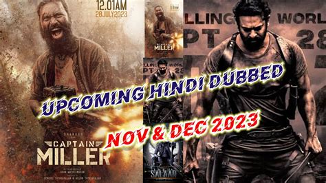 Top 5 Upcoming South Hindi Dubbed Movies In Nov Dec 2023 YouTube