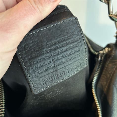 Coach Penelope Pebbled Leather Black Handbag Gem