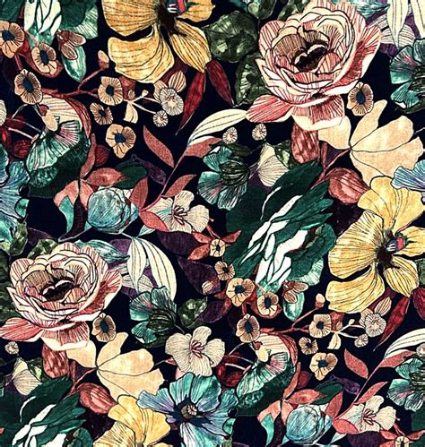 Pin On Abstract Floral Flower Pattern Design Prints Design Pattern