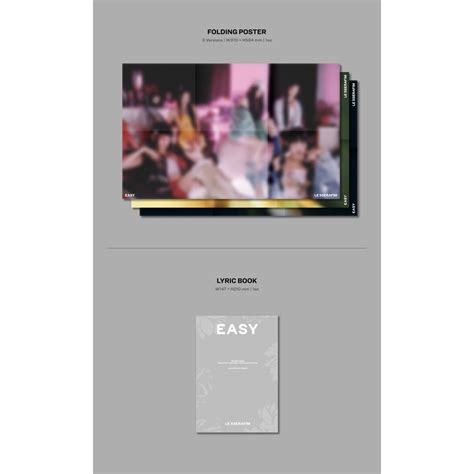 Le Sserafim 3rd Mini Album Easy Photobook Ver K Town