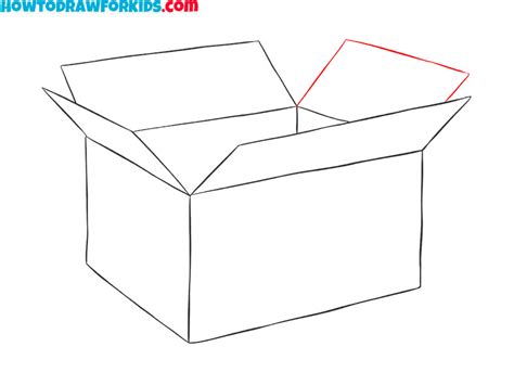 How To Draw A Box Easy Drawing Tutorial For Kids