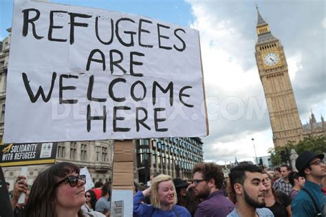 Refugees Welcome Here Rally London Refugee Welcome London