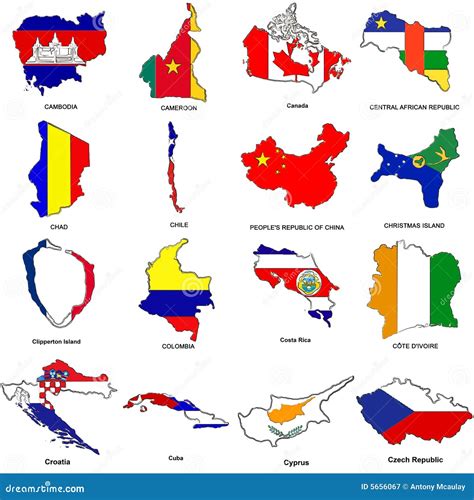 World Map With Flags World Map With Flags Double Sided Chart Images