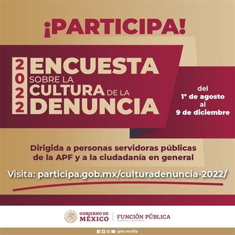 Encuesta sobre la Cultura de la Denuncia 2022 Secretaría de Seguridad