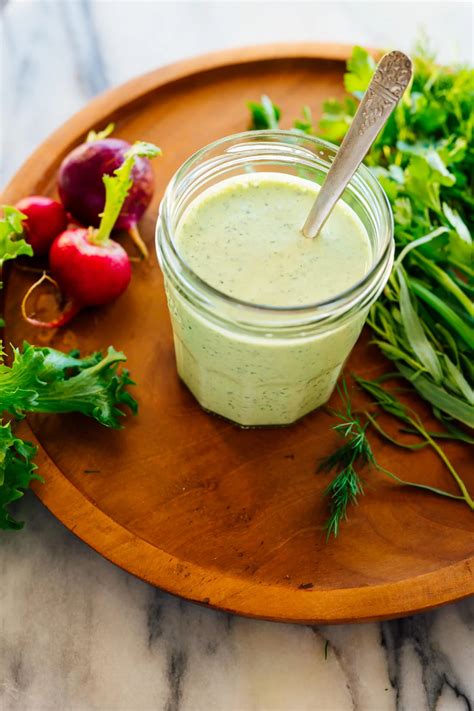 Easy Green Goddess Dressing Recipe Cookie And Kate Recipe Green