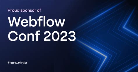 Flow Ninja Is The Official Sponsor Of Webflow Conf