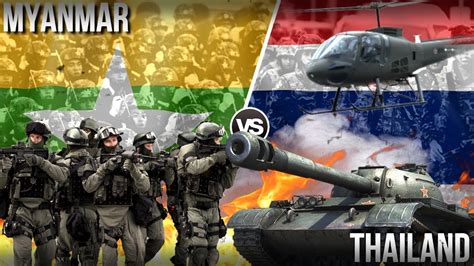 Myanmar Vs Thailand Military Power Comparison Youtube