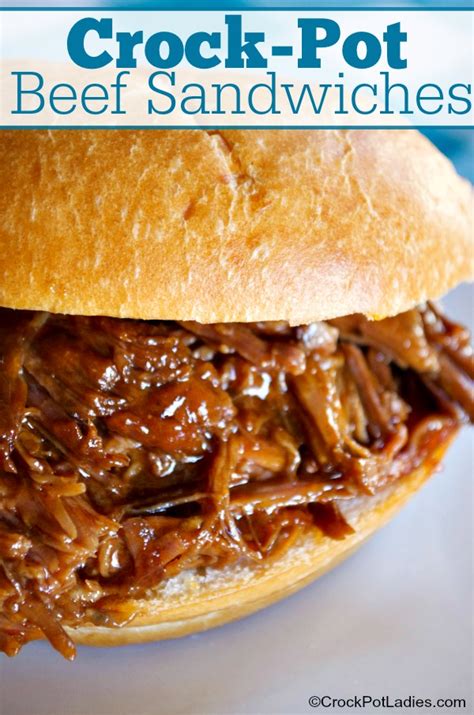 Crock Pot Beef Sandwiches Crock Pot Ladies